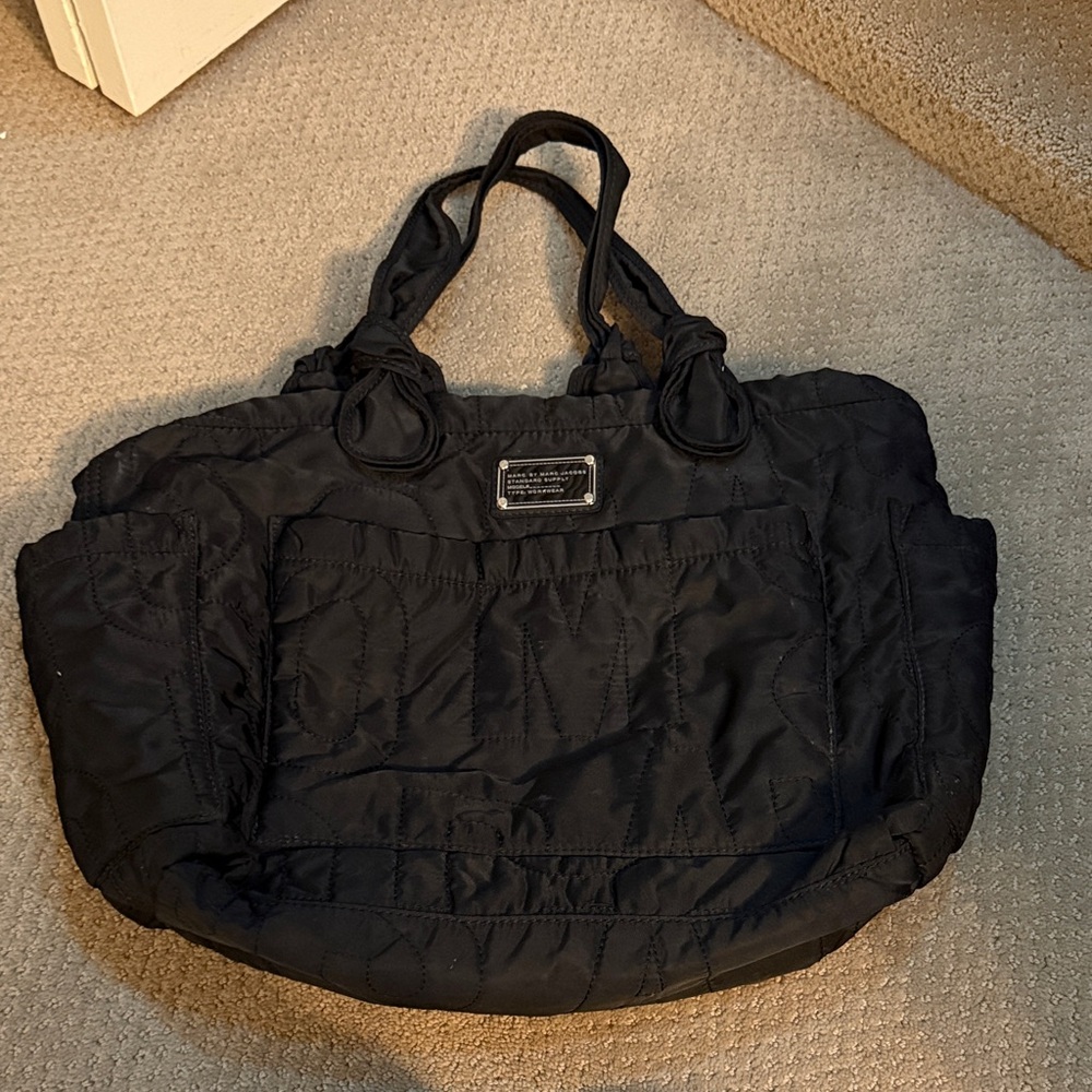 Marc by Marc Jacobs Eliza Black Quilted Diaper Bag